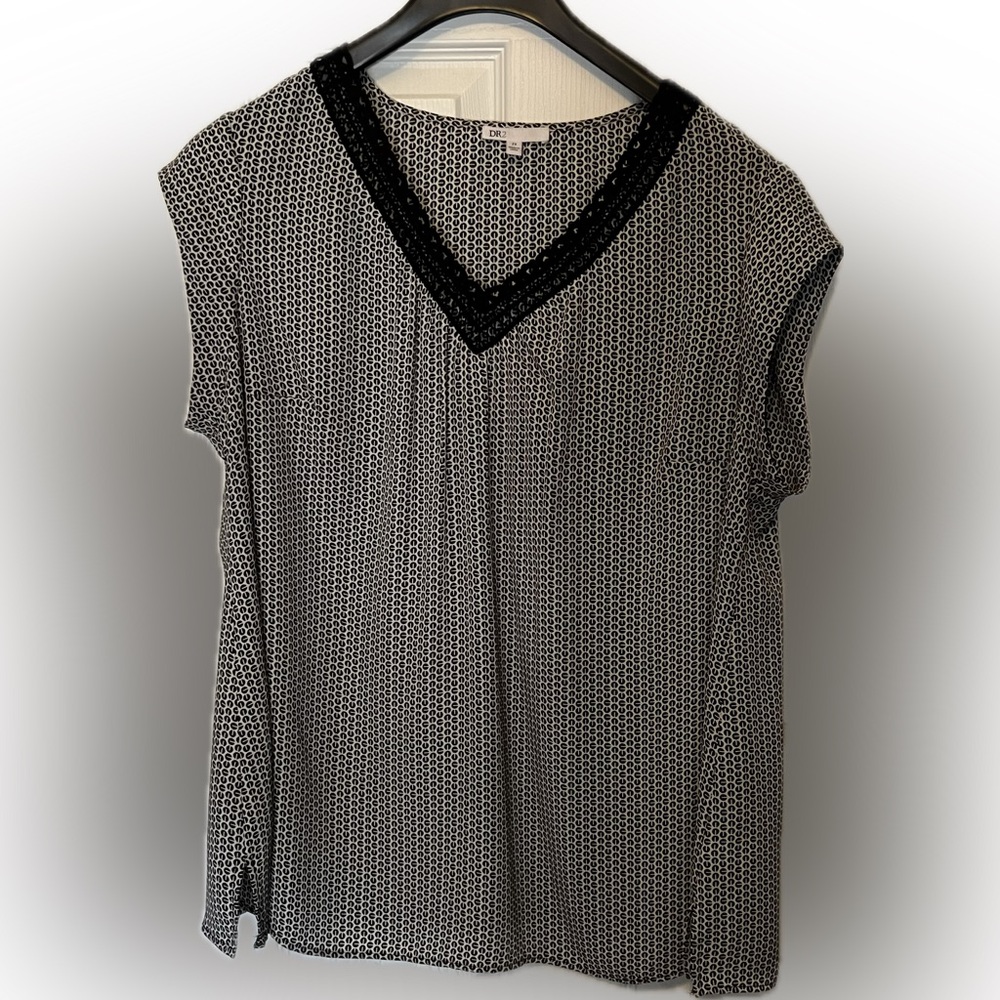 DR2 by Daniel Rainn Cap Sleeve Blouse size 2X